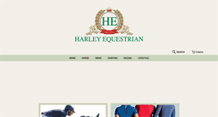 Desktop Screenshot of harleyequestrian.com